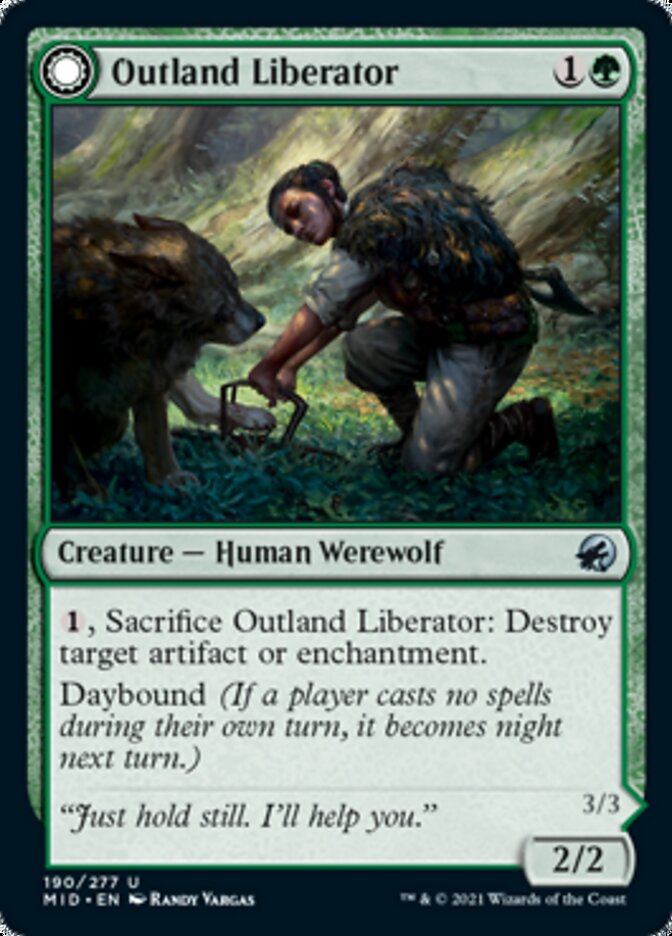 Outland Liberator // Frenzied Trapbreaker [Innistrad: Midnight Hunt] | Odin's Place