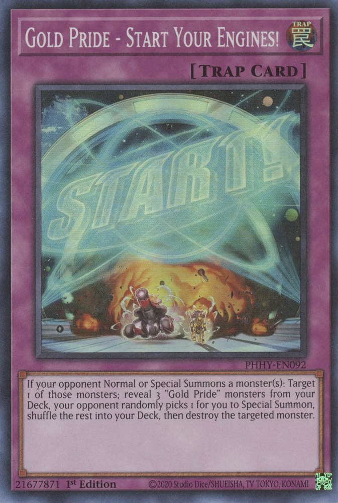 Gold Pride - Start Your Engines! [PHHY-EN092] Super Rare | Odin's Place