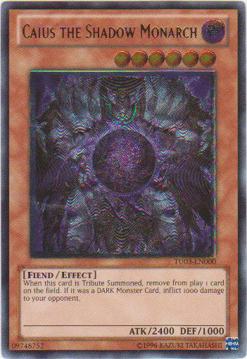 Caius the Shadow Monarch [TU03-EN000] Ultimate Rare | Odin's Place