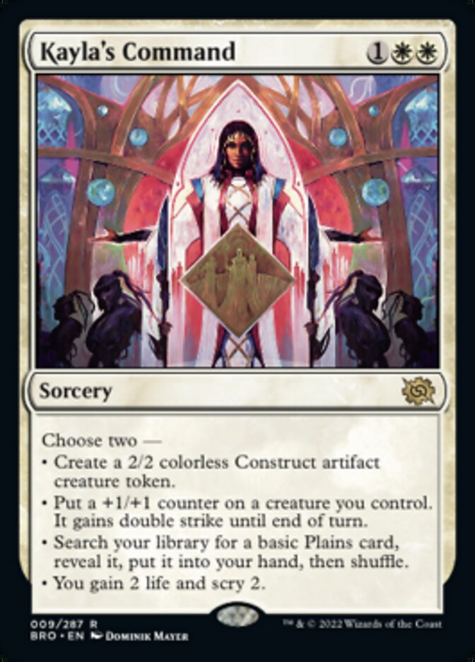 Kayla's Command (Promo Pack) [The Brothers' War Promos] | Odin's Place