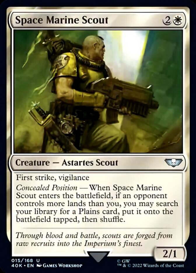 Space Marine Scout [Warhammer 40,000] | Odin's Place