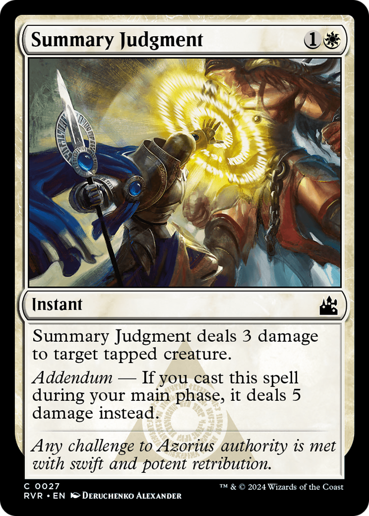 Summary Judgment [Ravnica Remastered] | Odin's Place