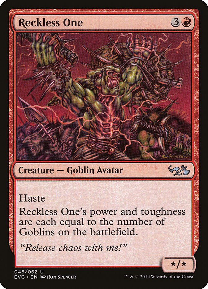 Reckless One (48) (Elves vs. Goblins) [Duel Decks Anthology] | Odin's Place