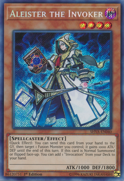 Aleister the Invoker [SHVA-EN040] Secret Rare | Odin's Place