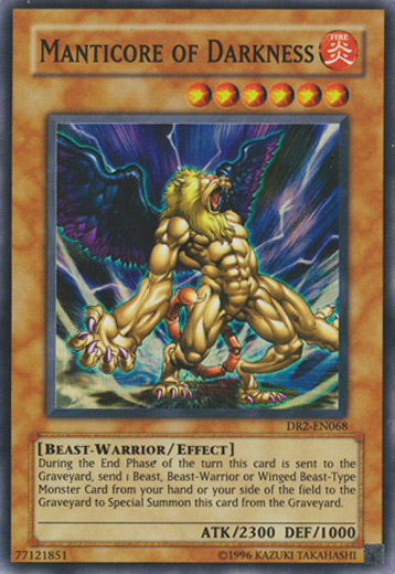 Manticore of Darkness [DR2-EN068] Super Rare | Odin's Place