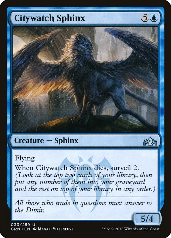 Citywatch Sphinx (33) [Guilds of Ravnica] | Odin's Place