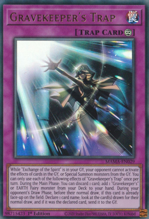 Gravekeeper's Trap [MAMA-EN029] Ultra Rare | Odin's Place
