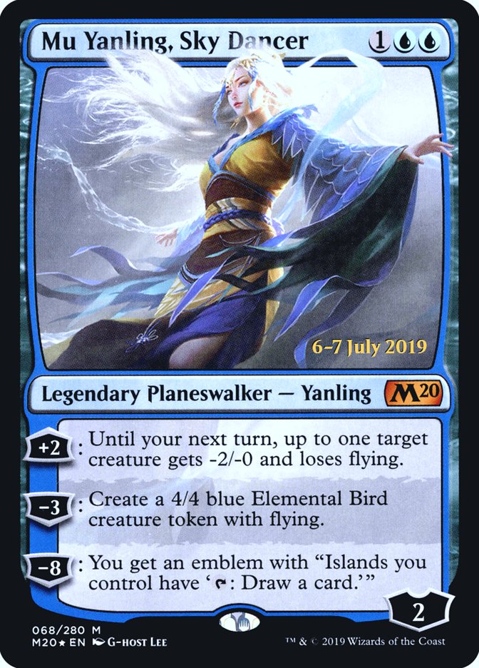 Mu Yanling, Sky Dancer [Core Set 2020 Prerelease Promos] | Odin's Place