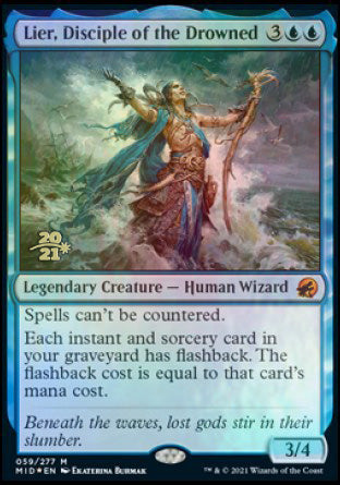 Lier, Disciple of the Drowned [Innistrad: Midnight Hunt Prerelease Promos] | Odin's Place