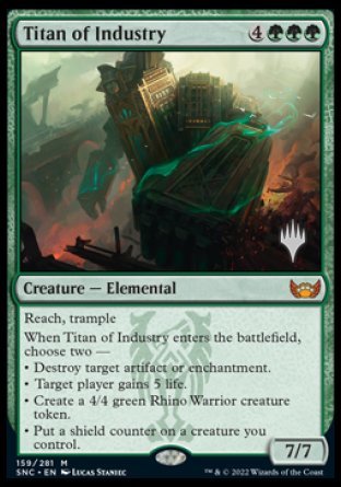 Titan of Industry (Promo Pack) [Streets of New Capenna Promos] | Odin's Place