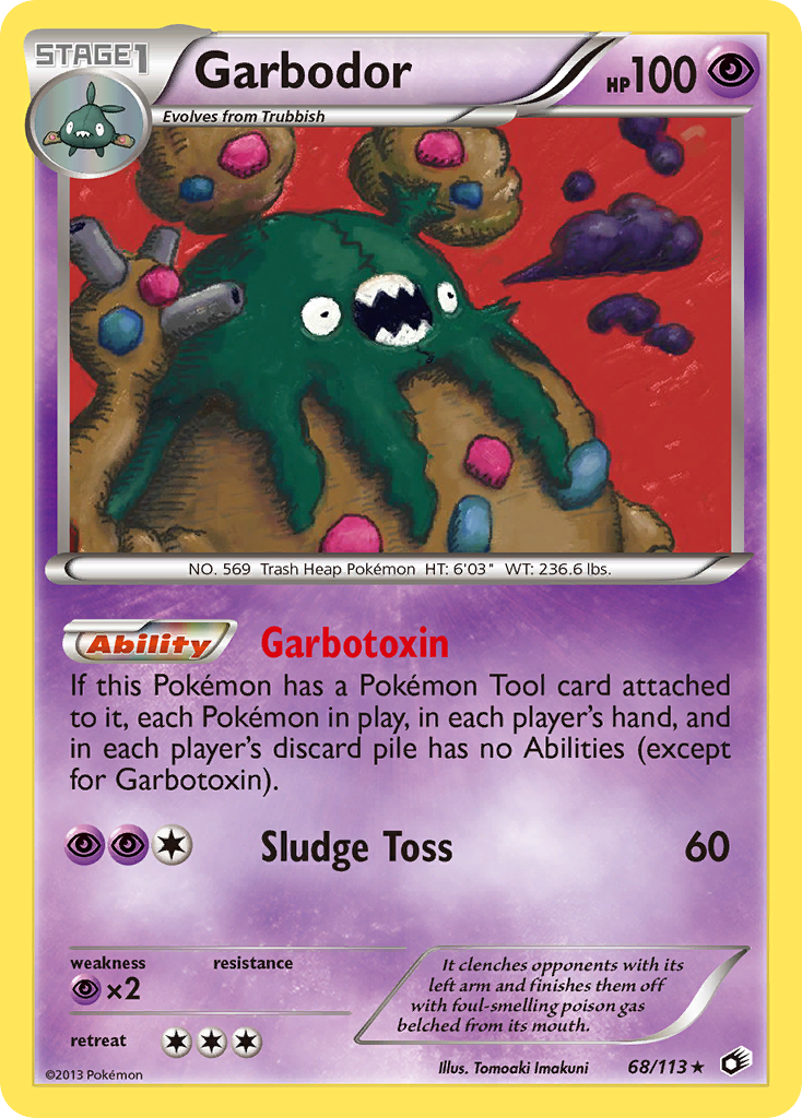 Garbodor (68/113) [Black & White: Legendary Treasures] | Odin's Place