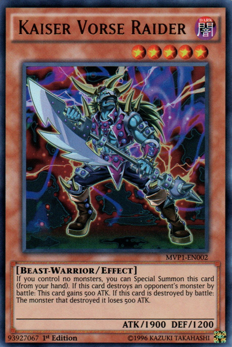 Kaiser Vorse Raider [MVP1-EN002] Ultra Rare | Odin's Place