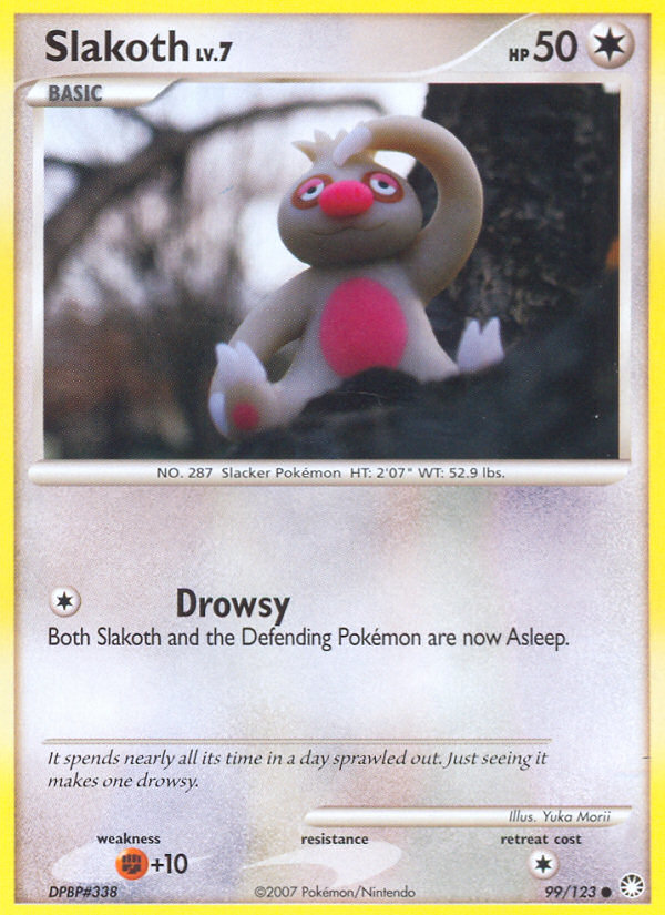 Slakoth (99/123) [Diamond & Pearl: Mysterious Treasures] | Odin's Place