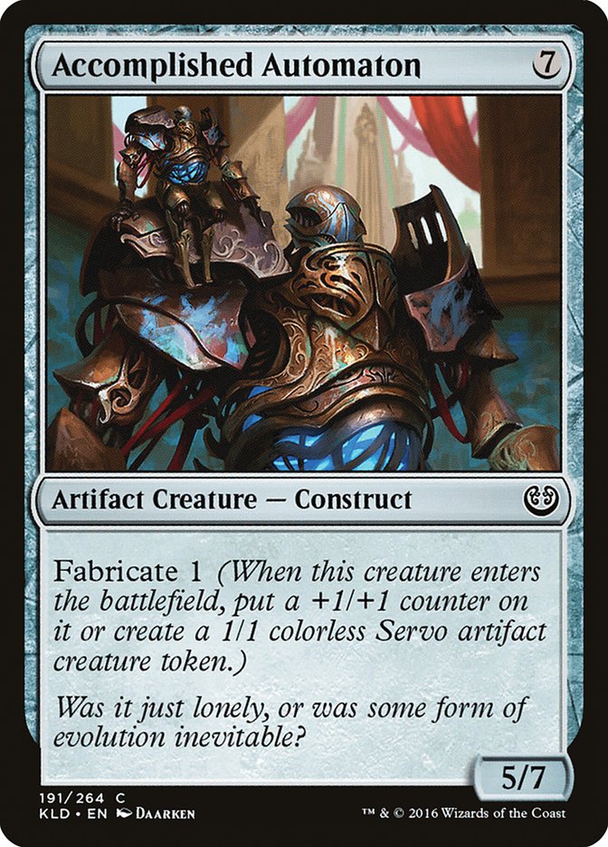 Accomplished Automaton (191) [Kaladesh] | Odin's Place