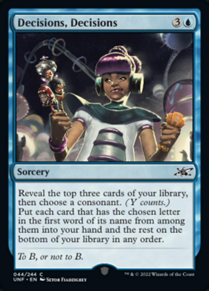 Decisions, Decisions [Unfinity] | Odin's Place