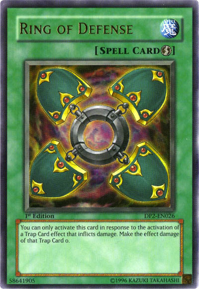 Ring of Defense [DP2-EN026] Ultra Rare | Odin's Place