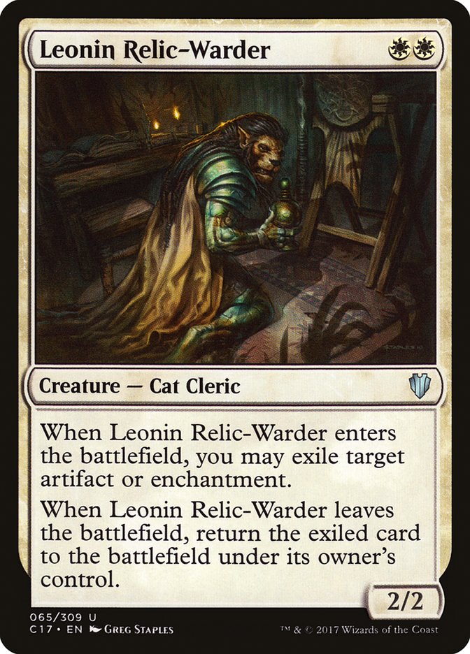 Leonin Relic-Warder (65) [Commander 2017] | Odin's Place