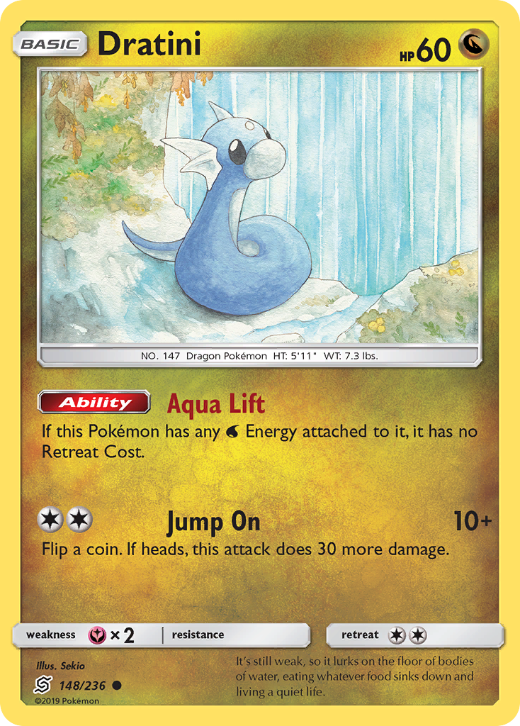 Dratini (148/236) [Sun & Moon: Unified Minds] | Odin's Place
