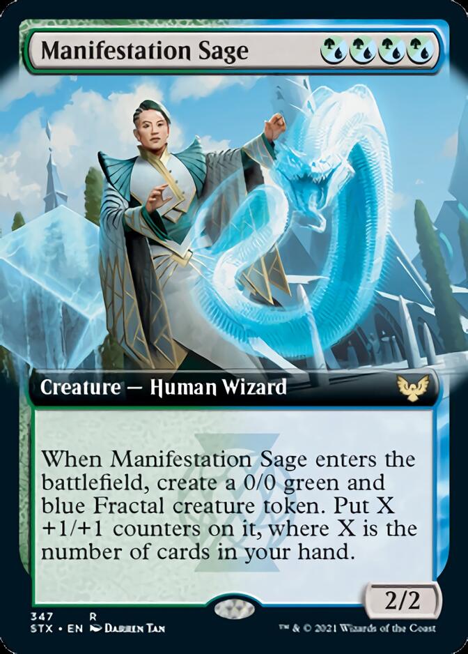 Manifestation Sage (Extended Art) [Strixhaven: School of Mages] | Odin's Place