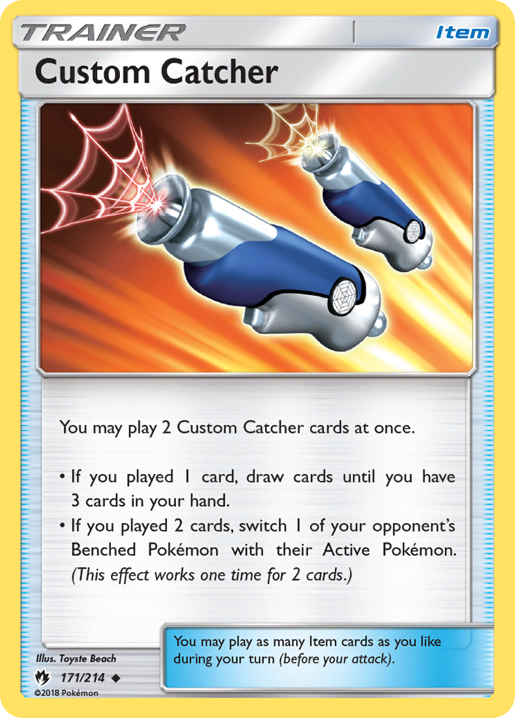 Custom Catcher (171/214) [Sun & Moon: Lost Thunder] | Odin's Place