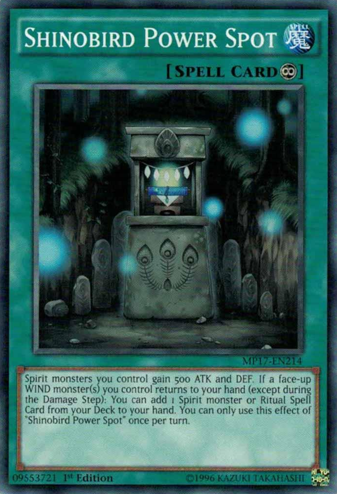 Shinobird Power Spot [MP17-EN214] Common | Odin's Place