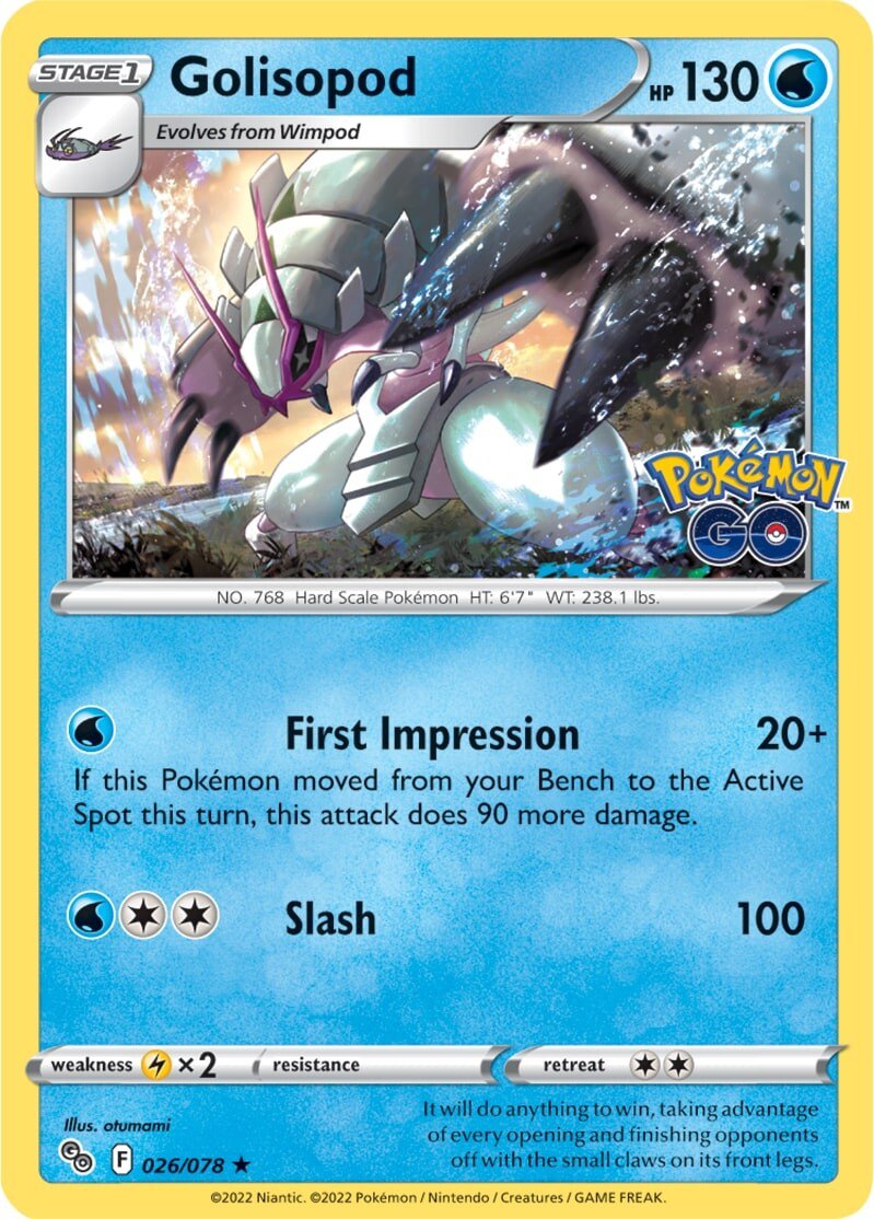 Golisopod (026/078) [Pokémon GO] | Odin's Place