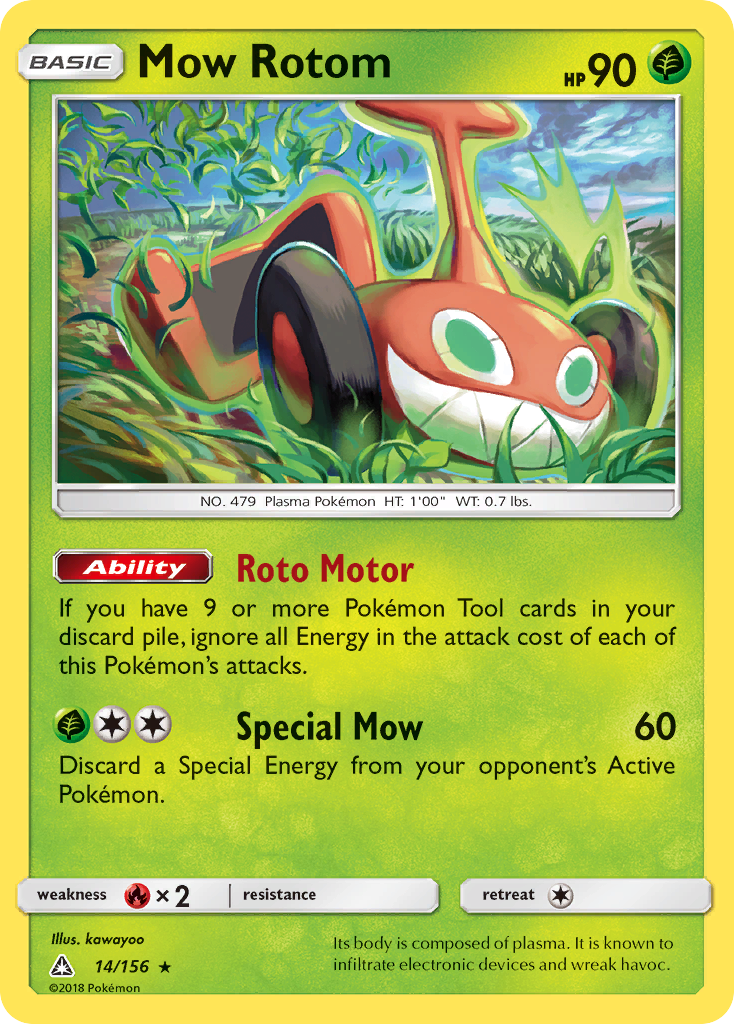 Mow Rotom (14/156) [Sun & Moon: Ultra Prism] | Odin's Place