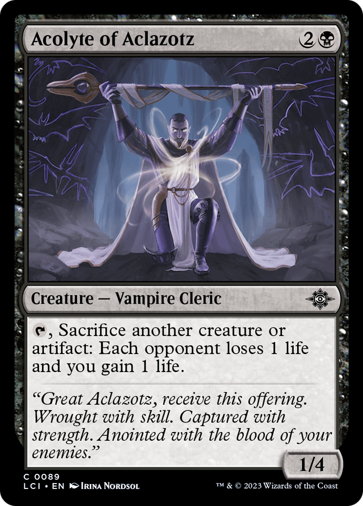 Acolyte of Aclazotz [The Lost Caverns of Ixalan] | Odin's Place
