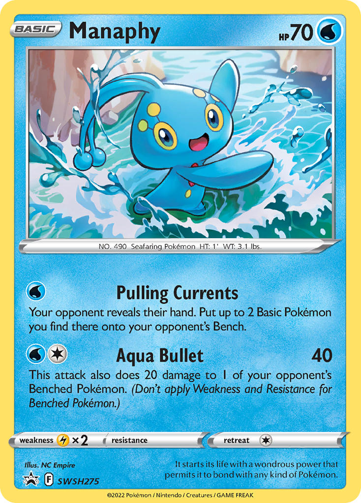 Manaphy (SWSH275) [Sword & Shield: Black Star Promos] | Odin's Place