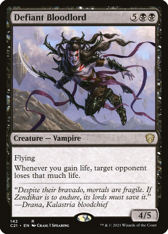 Defiant Bloodlord [Commander 2021] | Odin's Place