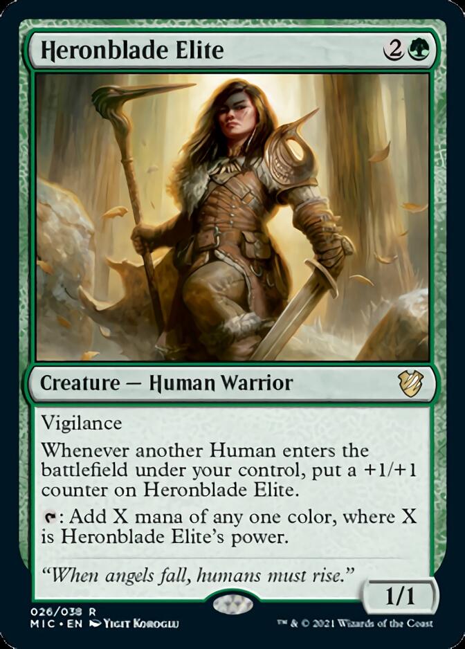 Heronblade Elite [Innistrad: Midnight Hunt Commander] | Odin's Place