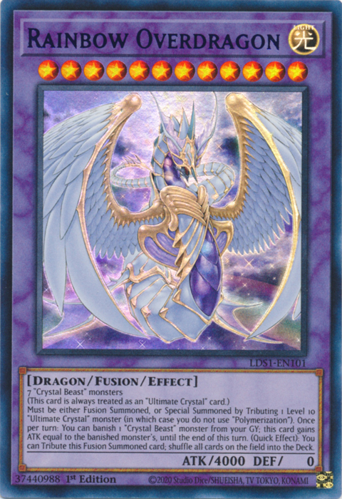 Rainbow Overdragon (Purple) [LDS1-EN101] Ultra Rare | Odin's Place