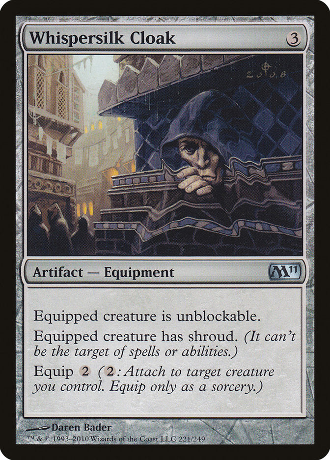 Whispersilk Cloak (221) [Magic 2011] | Odin's Place