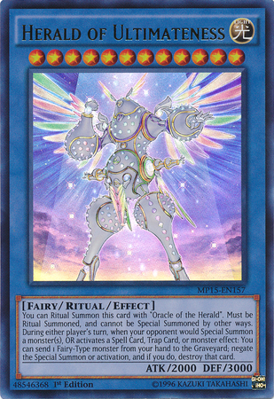 Herald of Ultimateness [MP15-EN157] Ultra Rare | Odin's Place