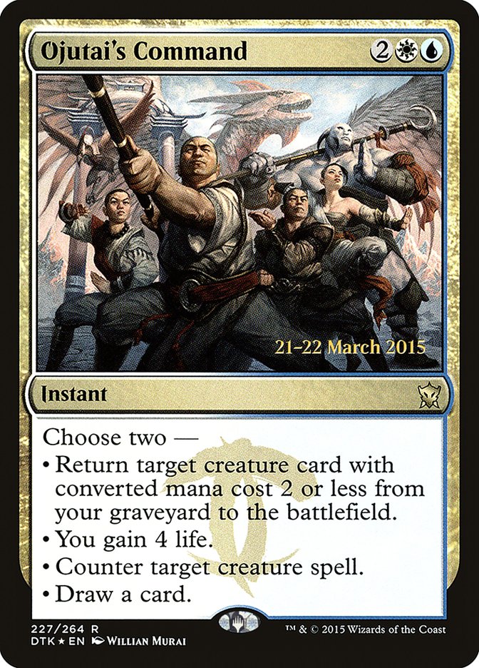 Ojutai's Command (227) [Dragons of Tarkir Prerelease Promos] | Odin's Place