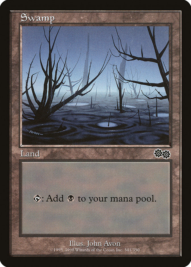 Swamp (341) [Urza's Saga] | Odin's Place
