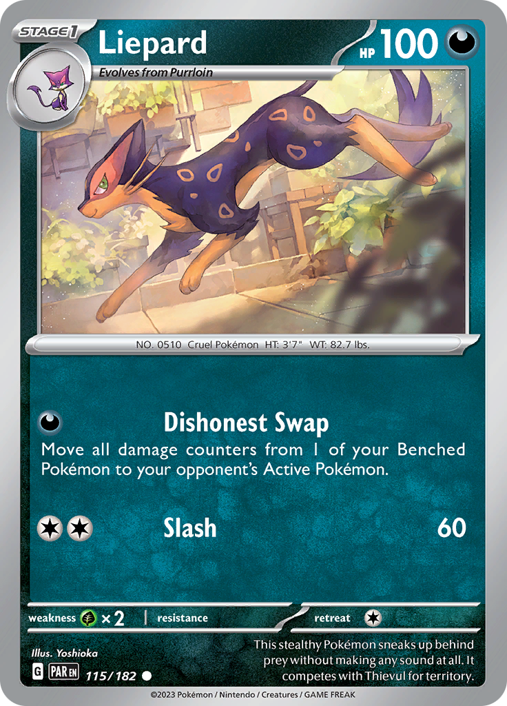 Liepard (115/182) [Scarlet & Violet: Paradox Rift] | Odin's Place