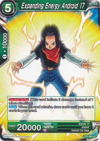 Expanding Energy Android 17 (BT2-088) [Union Force] | Odin's Place