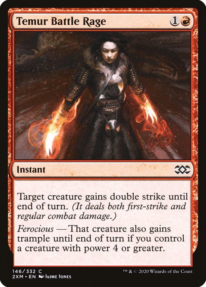 Temur Battle Rage [Double Masters] | Odin's Place