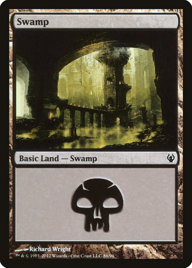 Swamp (86) [Duel Decks: Izzet vs. Golgari] | Odin's Place