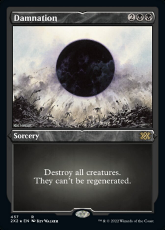 Damnation (Foil Etched) [Double Masters 2022] | Odin's Place