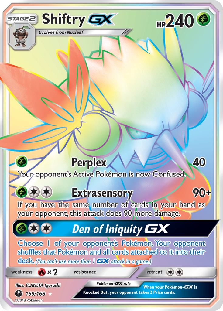 Shiftry GX (169/168) [Sun & Moon: Celestial Storm] | Odin's Place