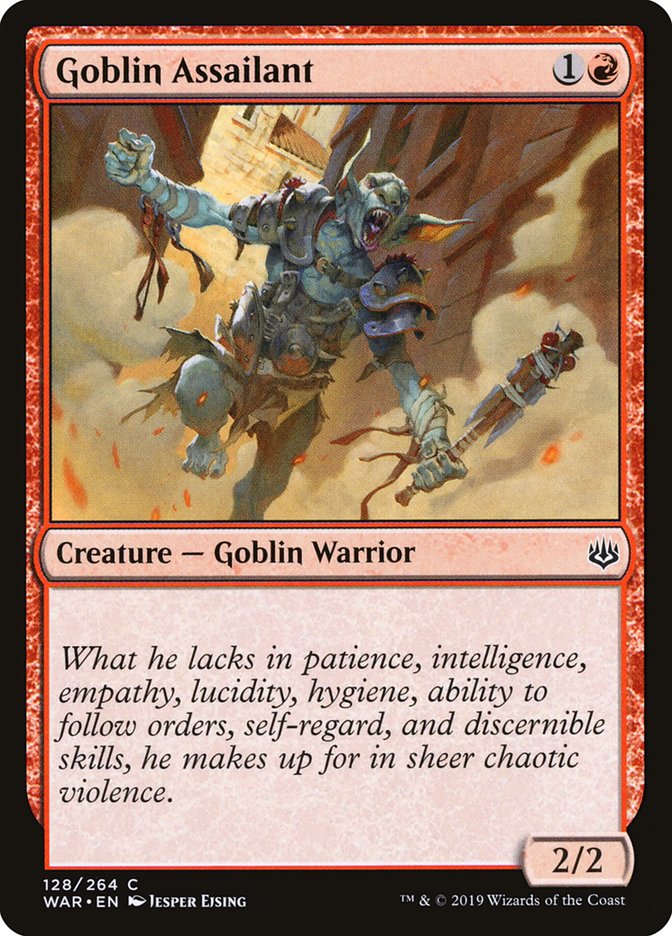 Goblin Assailant (128) [War of the Spark] | Odin's Place