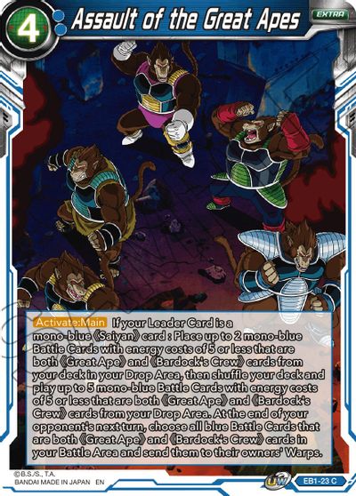 Assault of the Great Apes (EB1-23) [Battle Evolution Booster] | Odin's Place