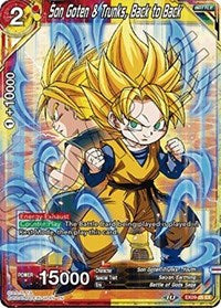 Son Goten & Trunks, Back to Back (EX09-05) [Saiyan Surge] | Odin's Place