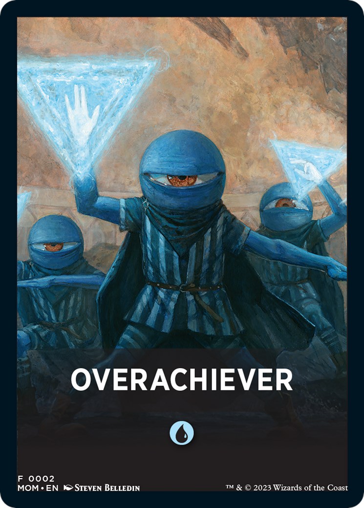 Overachiever Theme Card [March of the Machine Tokens] | Odin's Place