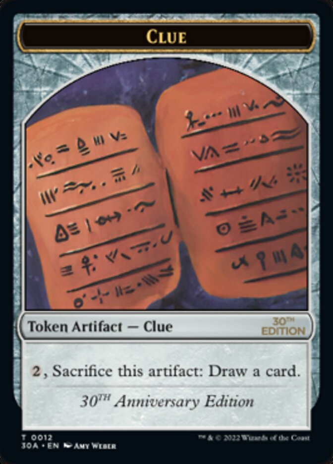 Clue Token (012) [30th Anniversary Tokens] | Odin's Place