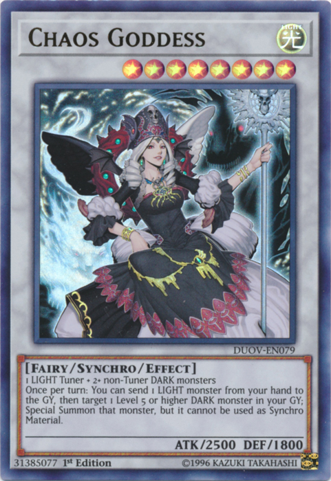 Chaos Goddess [DUOV-EN079] Ultra Rare | Odin's Place