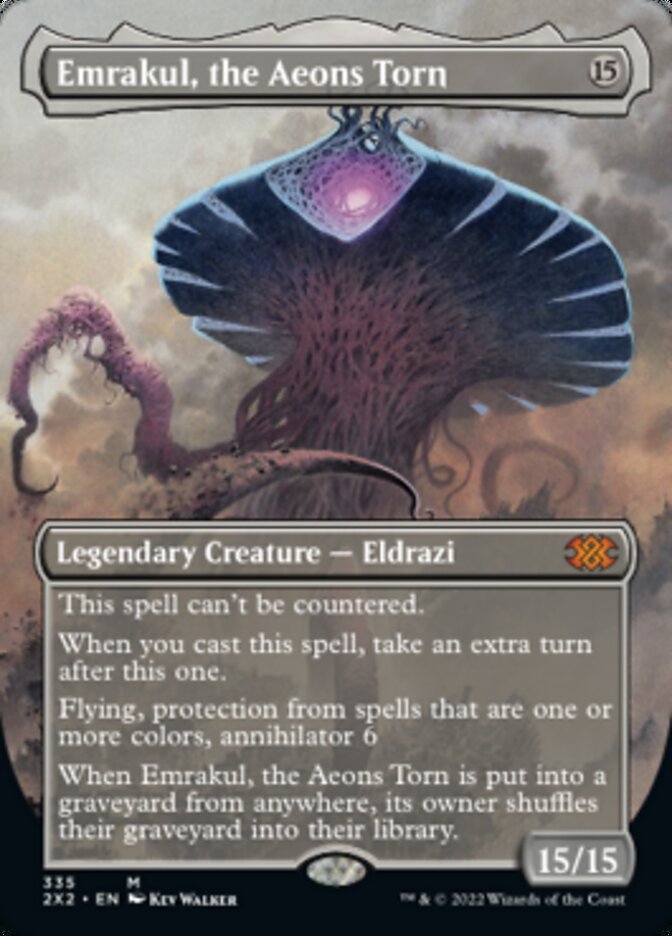 Emrakul, the Aeons Torn (Borderless Alternate Art) [Double Masters 2022] | Odin's Place