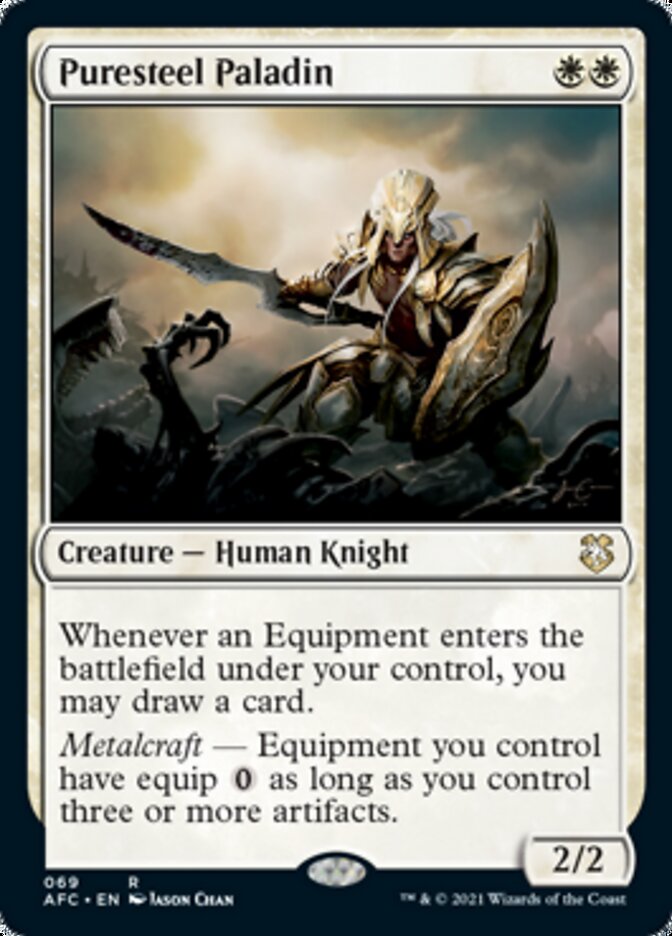 Puresteel Paladin [Dungeons & Dragons: Adventures in the Forgotten Realms Commander] | Odin's Place